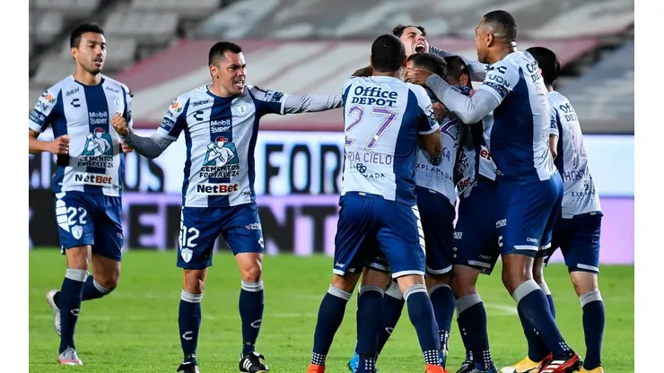 Pachuca celebra su triunfo ante Tijuana.