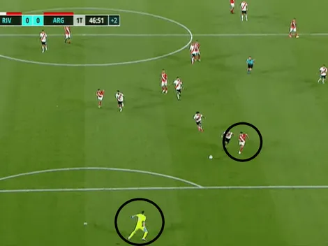Video: Hauche tuvo el primero de Argentinos pero Armani salvó de gran forma a River