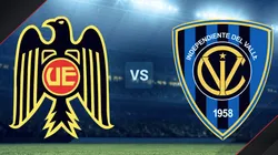 Unión Española vs. Independiente del Valle por la Copa Libertadores.