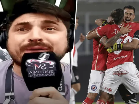 La reacción del Tano Santarsiero en el gol de Argentinos: "No te puedo creer..."