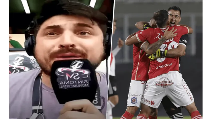 La reacción del Tano Santarsiero en el gol de Argentinos: "No te puedo creer..."