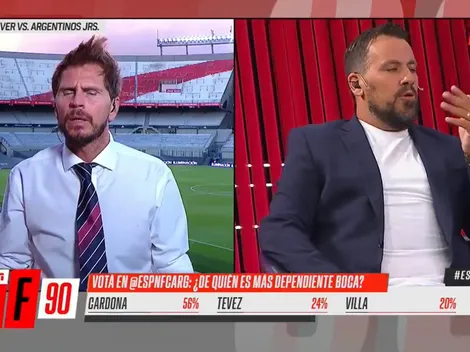 Fabbiani, sin filtro: "Boca, sin Cardona, es un equipito"