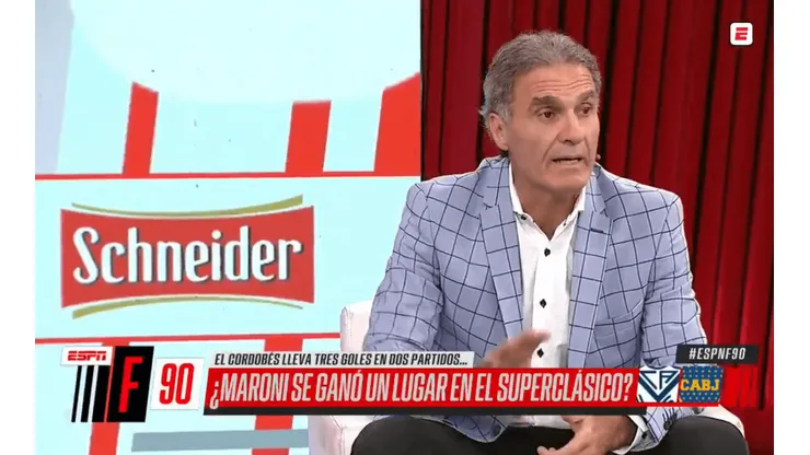 Oscar Ruggeri, sin pelos en la lengua.