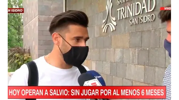 Medio año sin jugar: Salvio habló antes de operarse