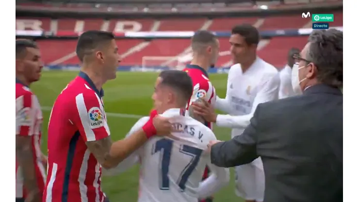 Sacan a la luz lo que Suárez y Lucas Vázquez se dijeron antes de pelearse
