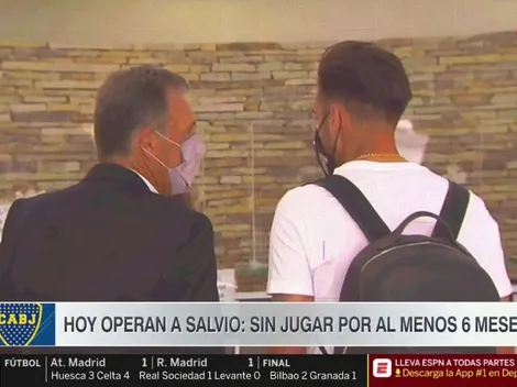 No durmió nada: Russo madrugó en su día libre y acompañó al Toto Salvio en su operación