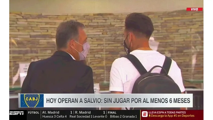 No durmió nada: Russo madrugó en su día libre y acompañó al Toto Salvio en su operación