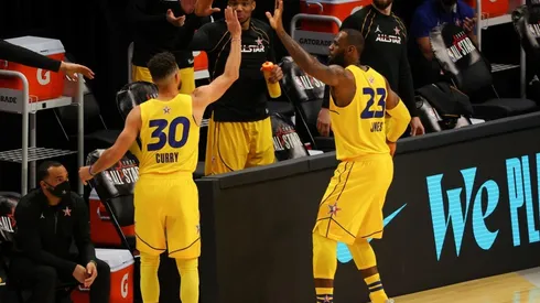 Stephen Curry y LeBron James