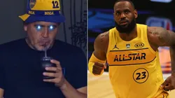 Juan Román Riquleme y LeBron James (Foto: Twitter y Getty Images)