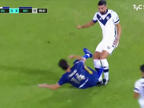 Video: otra vez Capaldo pegó de forma terrible y otra vez se salvó de la roja