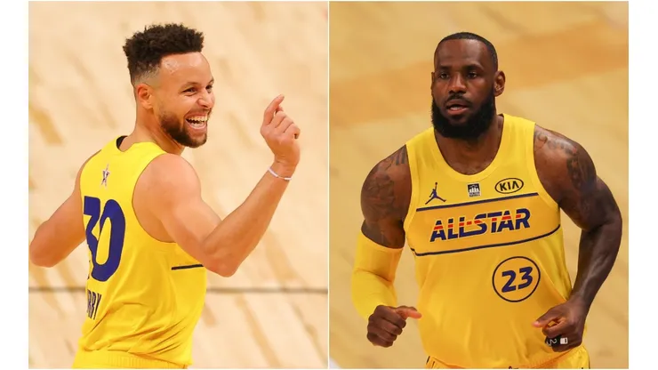 Stephen Curry y LeBron James
