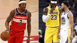 Bradley Beal, LeBron James y Stephen Curry
