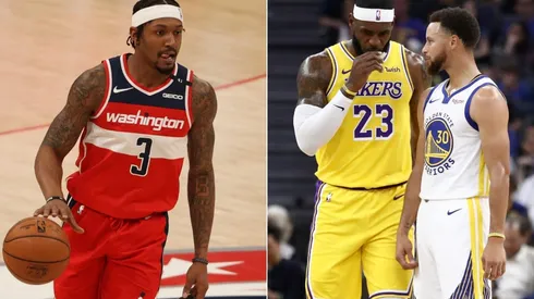 Bradley Beal, LeBron James y Stephen Curry