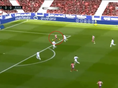 Suárez definió de la forma más incómoda para marcar un golazo épico