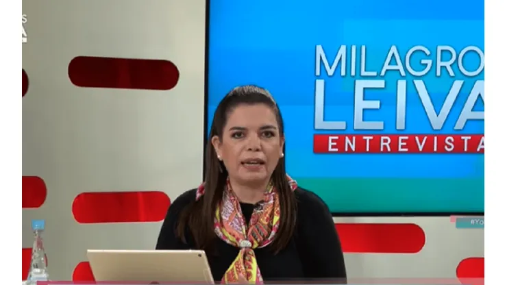 Milagros Leiva es conductora en Willax.