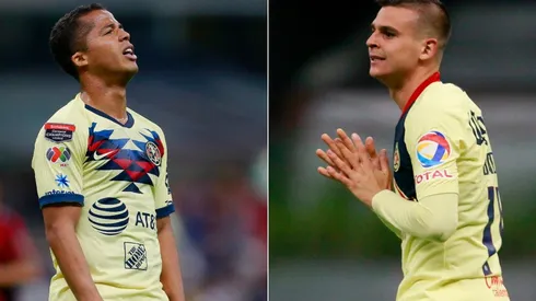 Giovani Dos Santos y Nicolas Benedetti