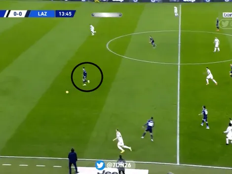 Video: Correa bailó a la defensa de Juventus y puso el primero de Lazio