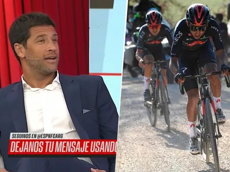Hasta Sebastián Domínguez aplaudió la actuación de Egan Bernal en Italia