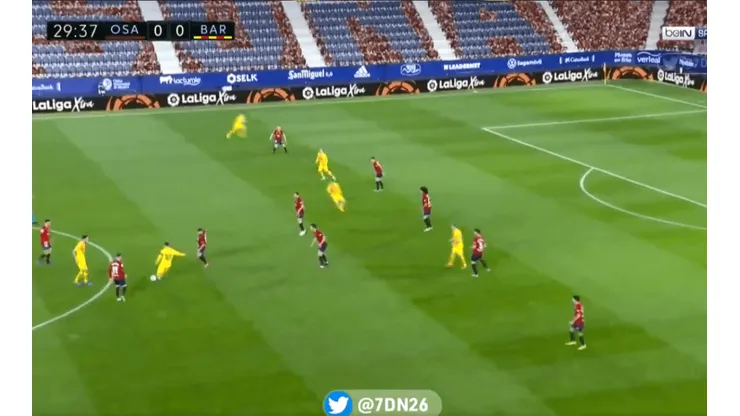 Qué pase de Messi y qué bombazo de Alba: el golazo de Barcelona contra Osasuna