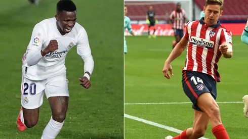 Atlético se enfrenta contra Real Madrid por LaLiga. Fuente: Getty.