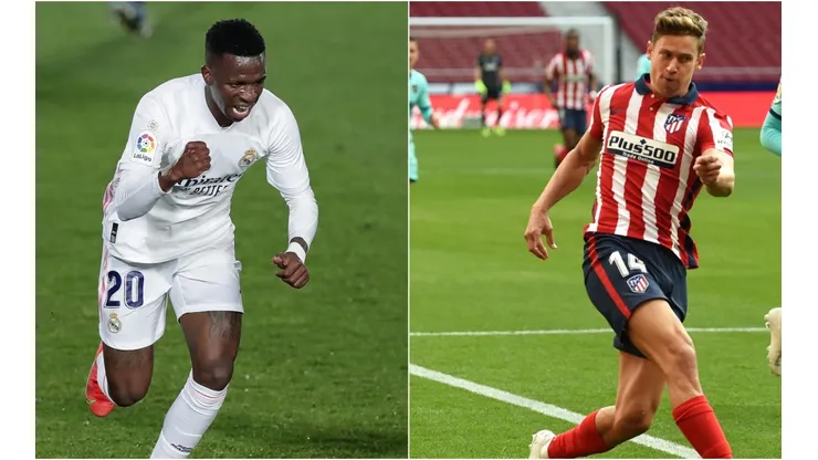 Atlético se enfrenta contra Real Madrid por LaLiga. Fuente: Getty.