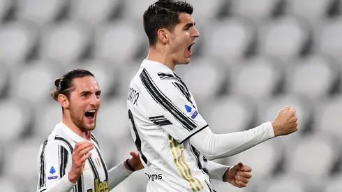 Álvaro Morata, la gran figura del partido.