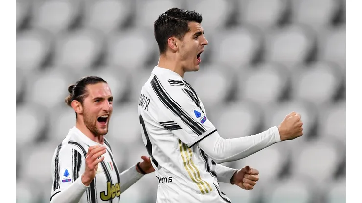 Álvaro Morata, la gran figura del partido.