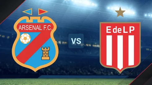 Arsenal de Sarandí vs. Estudiantes LP por la Copa de la Liga Profesional.