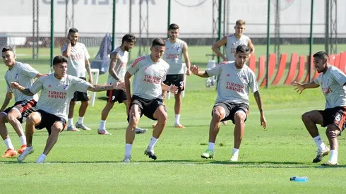 River se entrena para un nuevo compromiso.