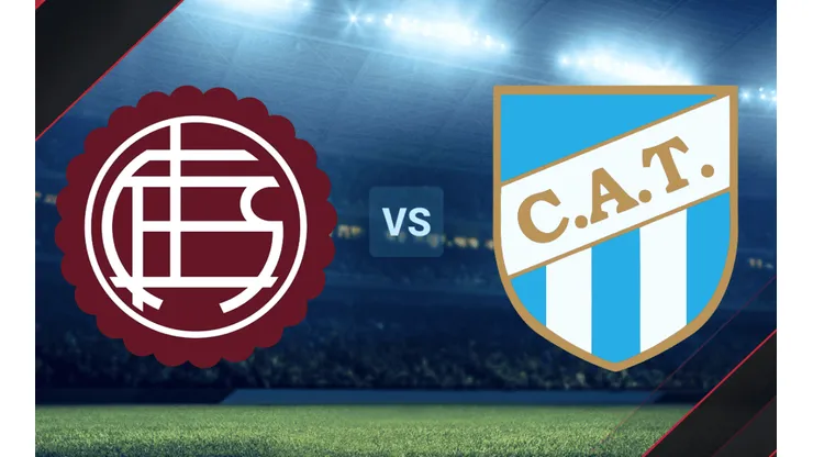 Lanús vs. Atlético Tucumán por la Copa de la Liga Profesional.