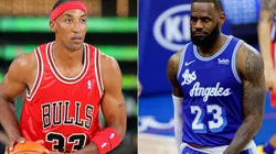 Scottie Pippen y LeBron James