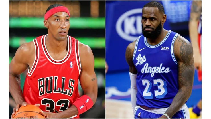 Scottie Pippen y LeBron James