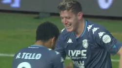 Gaich, Gaich, Gaich: el "Tanque" hizo su primer gol en Italia y es un golazo