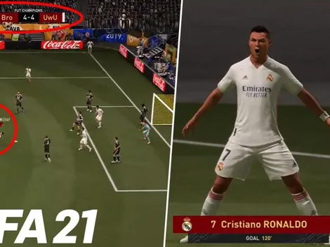 Con la del Madrid: chilena de CR7 para ganar en el último minuto en el FIFA 21