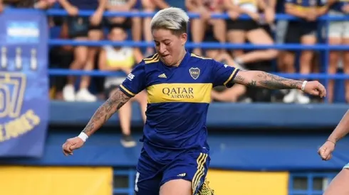 Yamila Rodríguez, una de las protagonistas del equipo femenino de Boca (Foto: TW oficial de Boca Juniors).
