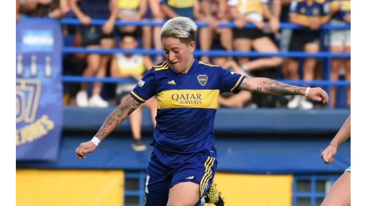 Yamila Rodríguez, una de las protagonistas del equipo femenino de Boca (Foto: TW oficial de Boca Juniors).