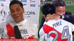 Enzo Pérez y la charla con Gallardo antes del 2-0: "No le gustó mucho"