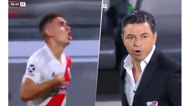 Gallardo le dijo que ataque la pelota y Borré lo hizo: el 1-0 de River