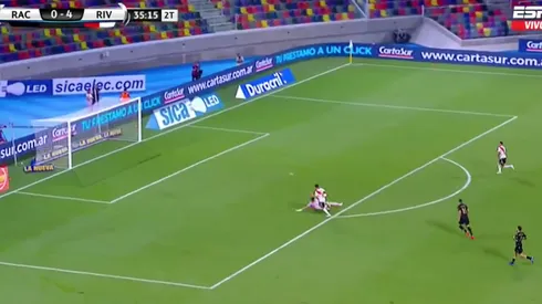 Basta River, por favor: Palavecino habilitó a Álvarez que le cedió el quinto gol a Suárez