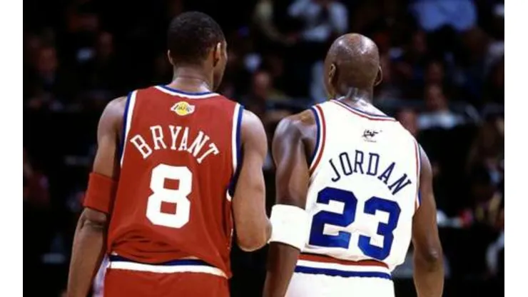 Kobe Bryant y Michael Jordan (Foto: @NBA)