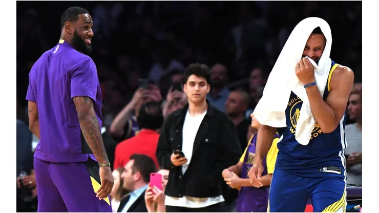 LeBron James y Stephen Curry