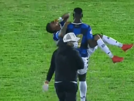 Por esto si pagamos Win+: insólita imagen de auxilio en el Chicó vs. Millos