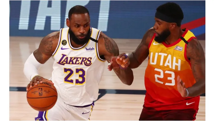LeBron James ante Utah Jazz