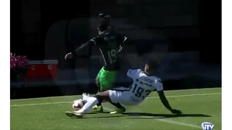 Terrible fractura en la Liga MX Sub-20.
