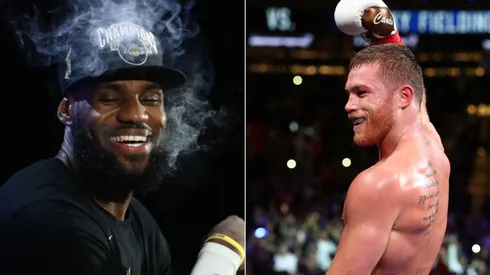 LeBron James y Canelo Álvarez (Foto: Getty)
