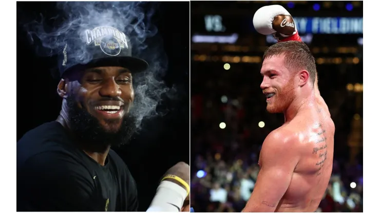 LeBron James y Canelo Álvarez (Foto: Getty)