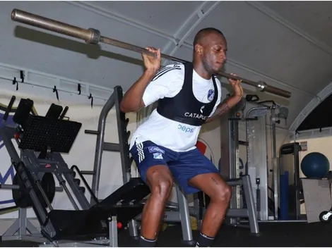 Andrés Murillo ya se vistió de Azul y adelanta su acondicionamiento físico