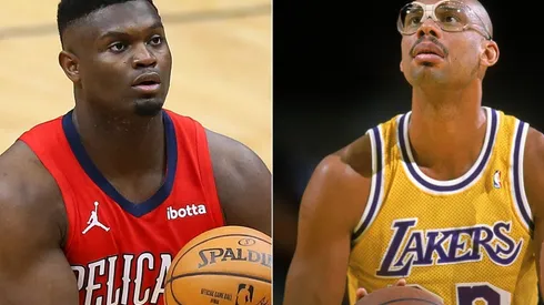 Zion Williamson y Kareem Abdul Jabbar (Foto: Getty)