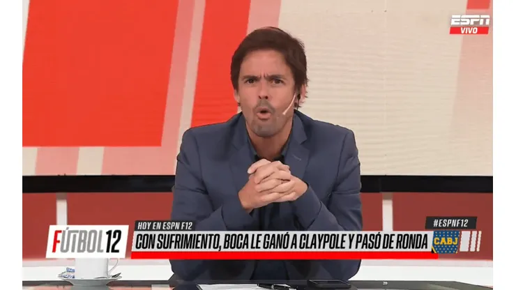 Mariano Closs es narrador y conductor en ESPN.