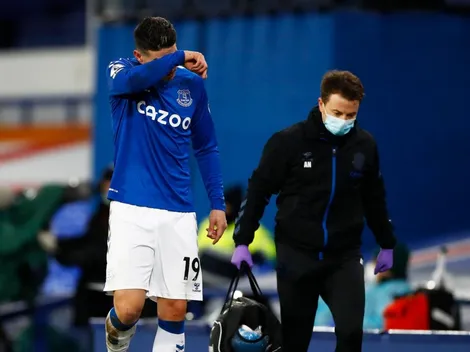 Otro partido más de Everton y James no aparece ni en la suplencia